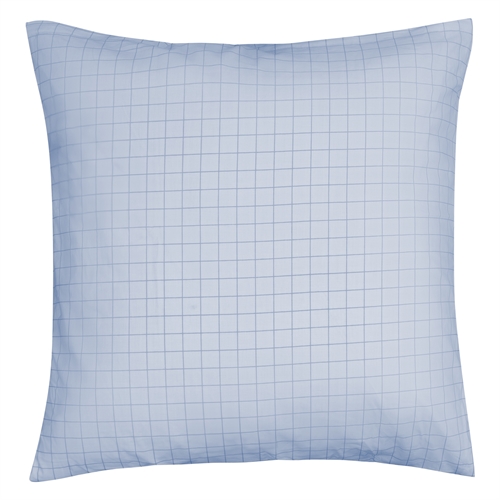 Pillowcase 100% cotton - 60x63 cm - Blue checkered pillowcase  - Nordstrand Home duvet cover