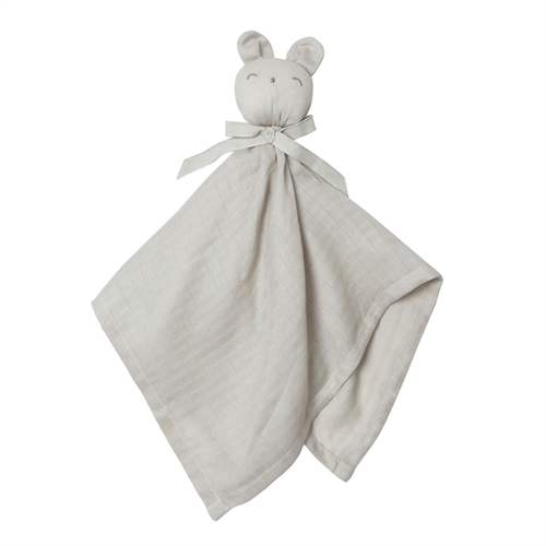 Soother with Rabbit - GOTS Certified Organic Cotton - 50x50 cm - Desert Green - Müsli By Green Cotton Soother