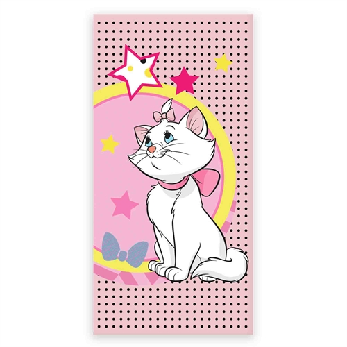 Bath Towel - Pink Aristocats Towel - Marie - 70x140 cm - 100% Soft Cotton