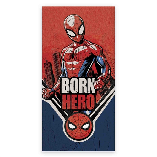 Bath Towel - Spiderman Towel - Born Hero - 70x140 cm - 100% Soft Cotton