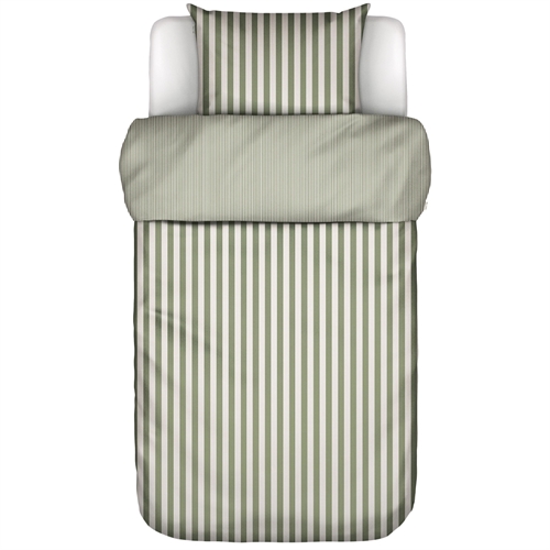 Marc O\'Polo bedding - 100% Enzyme-washed cotton bed set - 140x200 cm - Mikkeli Saga Green bed linen