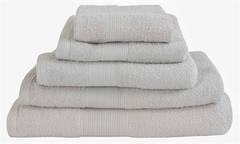Towel Pack with 6 pcs - 100% Soft Cotton with High Absorbency - Light Gray Towels from Danish By Borg