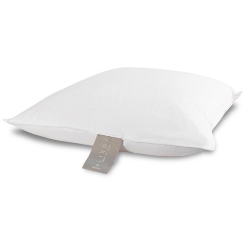 Muscovy pillow - 60x63 cm  - Low pillow - 3 chamber down pillow - LIXRA Silver