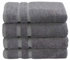 Bamboo towel - Grey - Soft towels from Premium By Borg