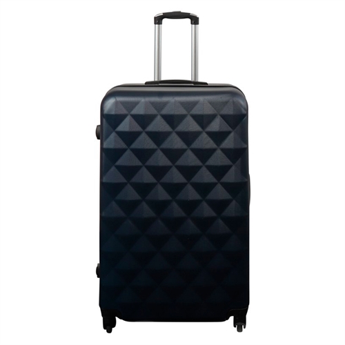 Large suitcase - Diamond dark blue - Hard-shell suitcase offers - Stylish travel suitcase