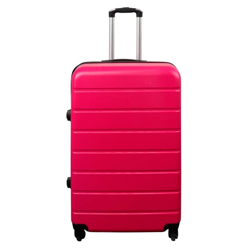 Large suitcase - Pink - Hard-shell suitcase - Size Large - Lightweight suitcase with 4 wheels 