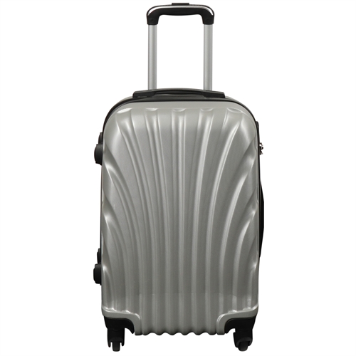 Cabin suitcase - Hard-shell lightweight suitcase - Size small - Grey mussel 