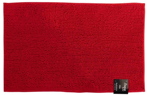 Bath mat - 50x80cm - non-slip bath mat in red - Poppy - Premium By Borg
