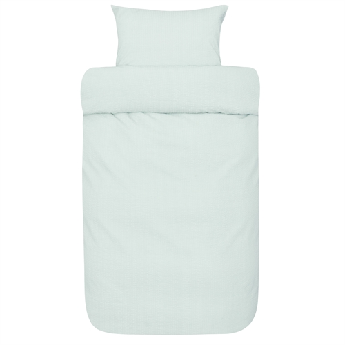 Woven crepe bedding - Beige bedding set in 100% soft cotton - 140x200 cm - Seersucker bedding - Ara - Høie Of Scandinavia