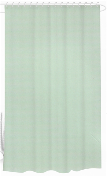 Green Bath Curtain - 180x180 cm - Shower curtain ready to hang