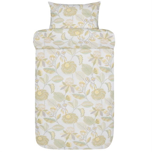 Woven crepe bedding 140x220 cm - Beige bedding set in 100% soft cotton - Seersucker bedding - Ara - Høie Of Scandinavia