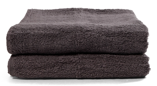Bath towels - 2 pcs. - 70x140 cm - Dark grey - 100% Cotton - Towel set from Nordic Textile