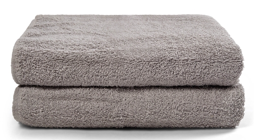 Towels - 2 pcs. 50x100 cm - Light grey - 100% cotton - Towel package from Nordic textile