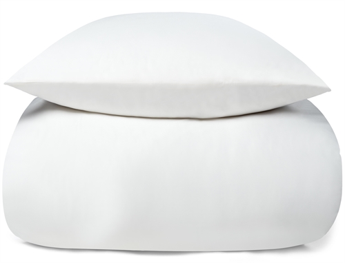 Bamboo bedding - 100% Natural bamboo - 140x220 cm - White satin woven bedding set