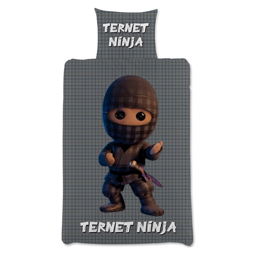 Ternet Ninja Bedding - Soft and Luxurious Cotton Quality - 140x200 cm - Super Cool Duvet Cover