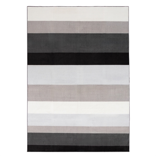 Rug - Large Rug 200x300 cm - Striped Rug with Non-slip Backing - Loose Rug from Nordstrand Home Rosa
