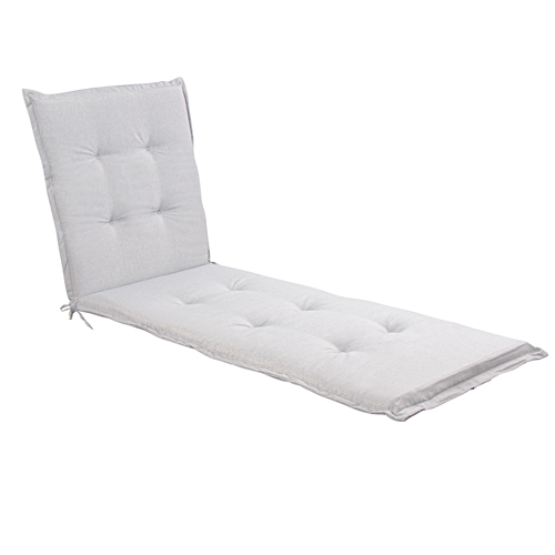 Luxury cushion for sunbed - Grey cushion with luxury comfort - Nordstrand Home cushion for sunbed