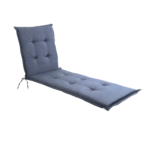 Luxury cushion for sunbed - Dark blue cushion with luxury comfort - Nordstrand Home cushion for sunlounger