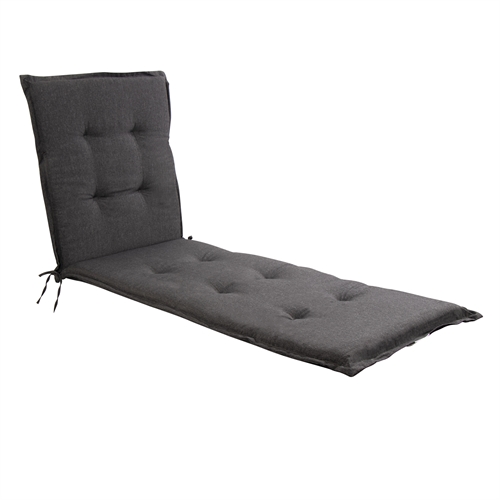 Luxury cushion for sunbed - Anthracite grey cushion with luxury comfort - Nordstrand Home cushion for sunbed