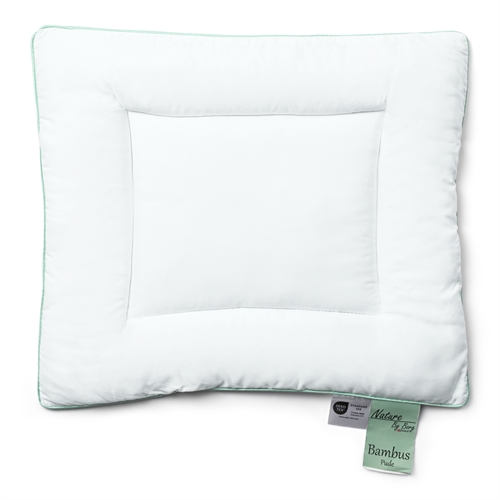 Baby pillow with 100% hypoallergenic bamboo - 40x45 cm - Temperature-regulating pillow from Nature By Borg