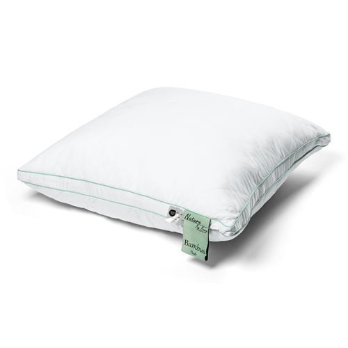 Bamboo pillow - 100% Hypoallergenic bamboo - 60x63 cm - 3 chamber pillow from Nature by Borg 
