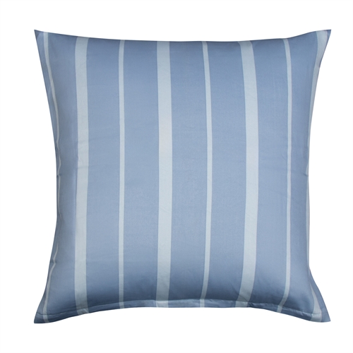 Extra Soft Pillowcase 60x63 cm - 100% Cotton Satin - Light Blue Striped Pillowcase - 300 TC Pillowcase from By Borg