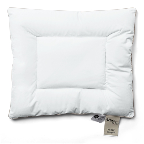 Kapok baby pillow - organic and hypoallergenic pillow - 40x45 cm - Nature By Borg low pillow 