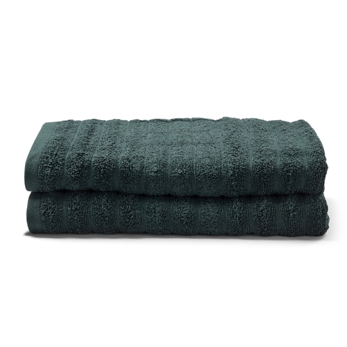 Bath Towels 2 pcs. in 100% combed cotton - Soft green towels 70x140 cm from Borg Living
