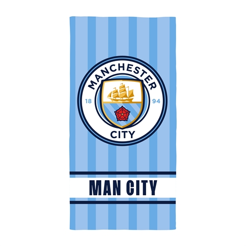 Manchester City Towel - 70x140 cm - 100% Cotton - Soft Bath Towel with Manchester City Logo