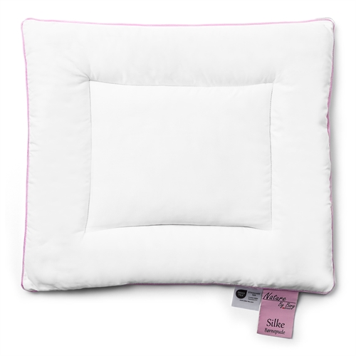 Baby pillow - Silk pillow with 100% soft bamboo weave - 40x45 cm - Quality pillow from Nature By Borg