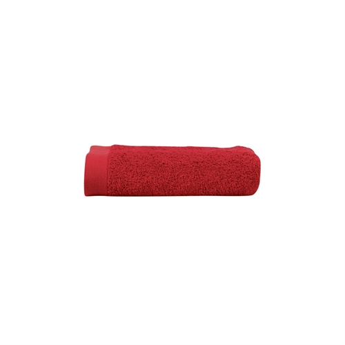 Guest Towel - 100% Soft Cotton with High Absorbency - 40x60 cm - Red Towel from Danish By Borg