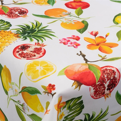 Textile wax cloth with acrylic coating - 30 meters on a roll - Citrus Fruits - 140 cm wide textile cloth