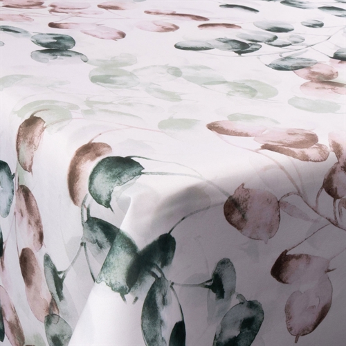 Textile wax cloth with acrylic coating - 30 meters on a roll - Blue Floral Branches - 140 cm wide textile cloth