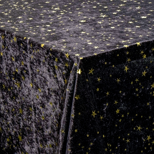 Velour tablecloth - New Year - 3 metres - Crushed velvet - Pack of 3 metres