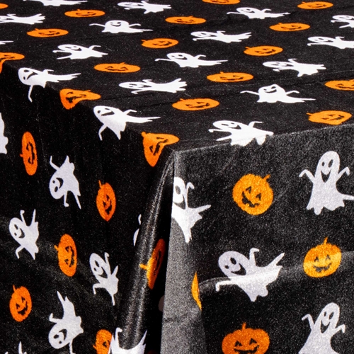Velour tablecloth - Halloween - 3 metres - Crushed velvet - Pack of 3 metres