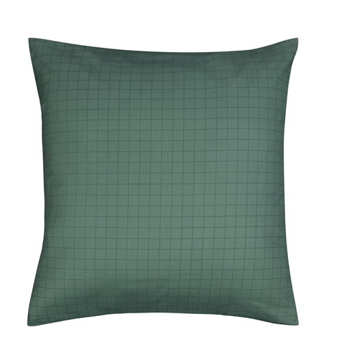 Pillowcase 100% cotton - 60x63 cm - Green checkered pillowcase  - Nordstrand Home duvet cover