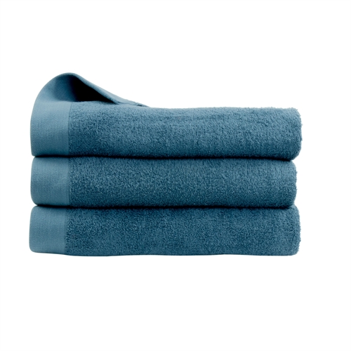 Bath Towel - 100% Soft Cotton with High Absorbency - 100x150 cm - Dark Blue - Large Towel from Danish By Borg