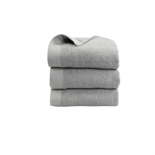 Guest Towel - 100% Soft Cotton with High Absorbency - 40x60 cm - Light Grey Towel from Danish By Borg