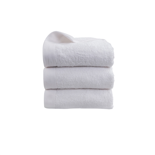 Guest Towel - 100% Soft Cotton with High Absorbency - 40x60 cm - White Towel from Danish By Borg