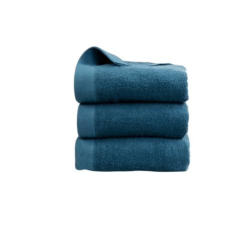 Guest Towel - 100% Soft Cotton with High Absorbency - 40x60 cm - Dark Blue Towel from Danish By Borg
