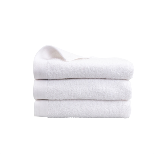 Towel - 100% Soft cotton with high absorbency - 50x100 cm - White towel from Danish By Borg