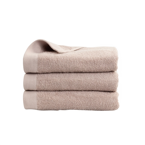 Towel - 100% Soft cotton with high absorbency - 50x100 cm - Pink towel from Danish By Borg
