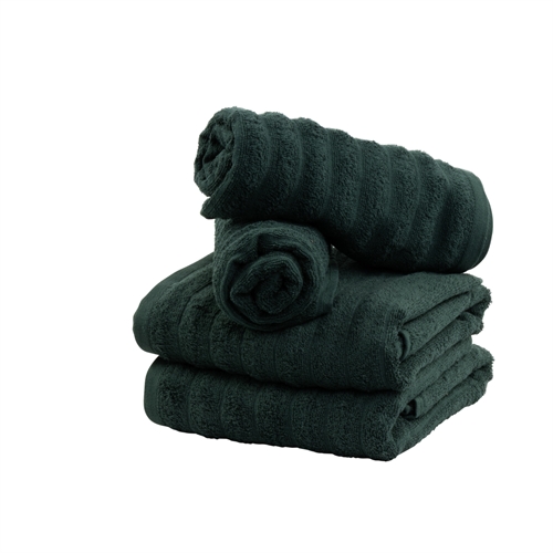 Bath Towels 2 pcs. in 100% combed cotton - Soft green towels 70x140 cm from Borg Living