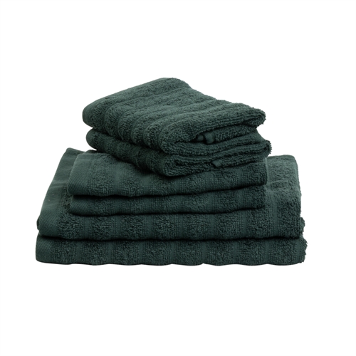 Towels 2 pcs. 100% combed cotton - Soft green towels 50x100 cm from Borg Living