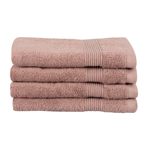 Organic guest towel - 40x60 cm - 100% GOTS-certified cotton - Dusty rose guest towel from Premium by borg