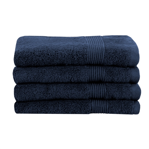 Organic guest towel - 40x60 cm - 100% GOTS-certified cotton - Blue guest towel from Premium By Borg