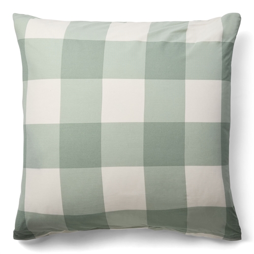 Pillowcase 100% cotton - 60x63 cm - Green checkered pillowcase  - Nordstrand Home duvet cover