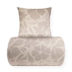 Bedding - 100% cotton - Brown floral design