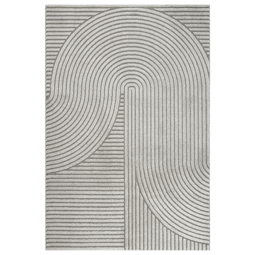 Rug - 140x200 cm - Light gray rug with non-slip backing - Loose rug from Nordstrand Home Maja