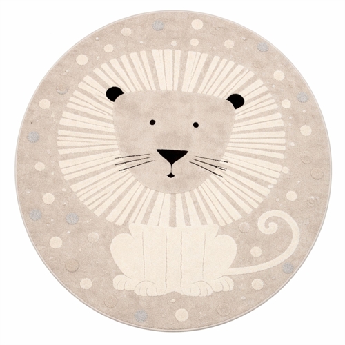 Round children\'s rug - Ø 120 cm - Woven - Beige - Elio - Nordstrand Home